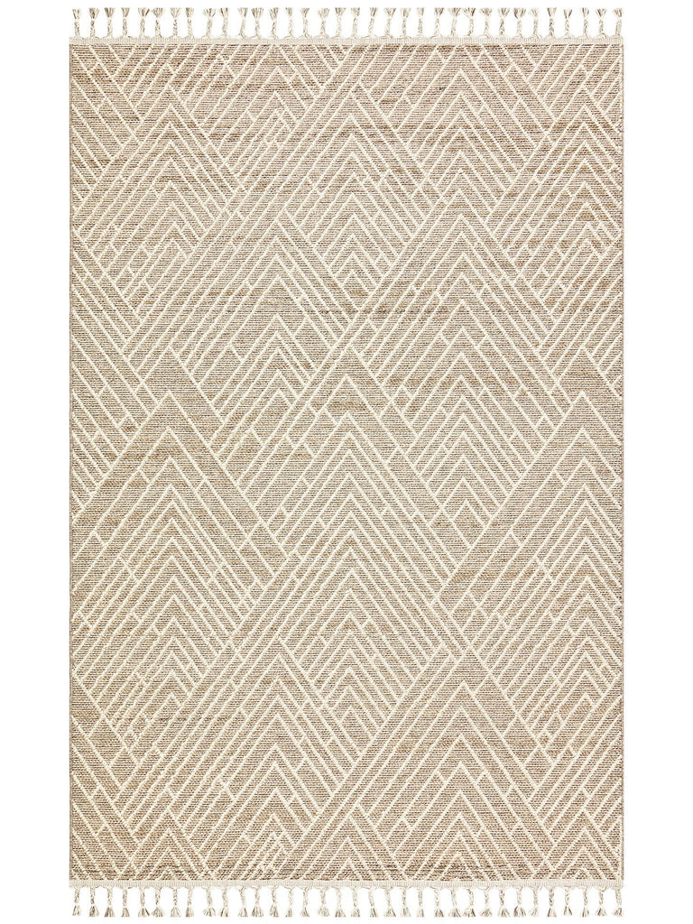Ole Series Woven Straw Living Room Hallway Entrance Kitchen Modern Scandinavian Rug 12 BEIGE