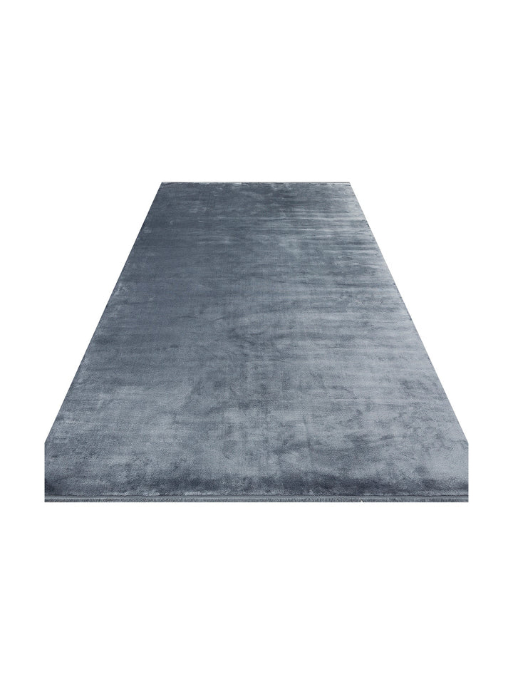 Oushak Plain 100% Natural Solid Color Viscose Uşak Carpet Produced on Special Looms with Handicraft PLNMRN