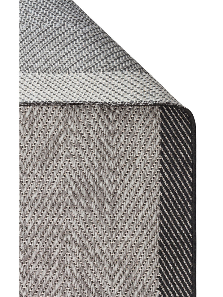 Resort Cotton Non-Slip Based Living Room Corridor Entrance Kitchen Stylish Rug 02 DARK GREY