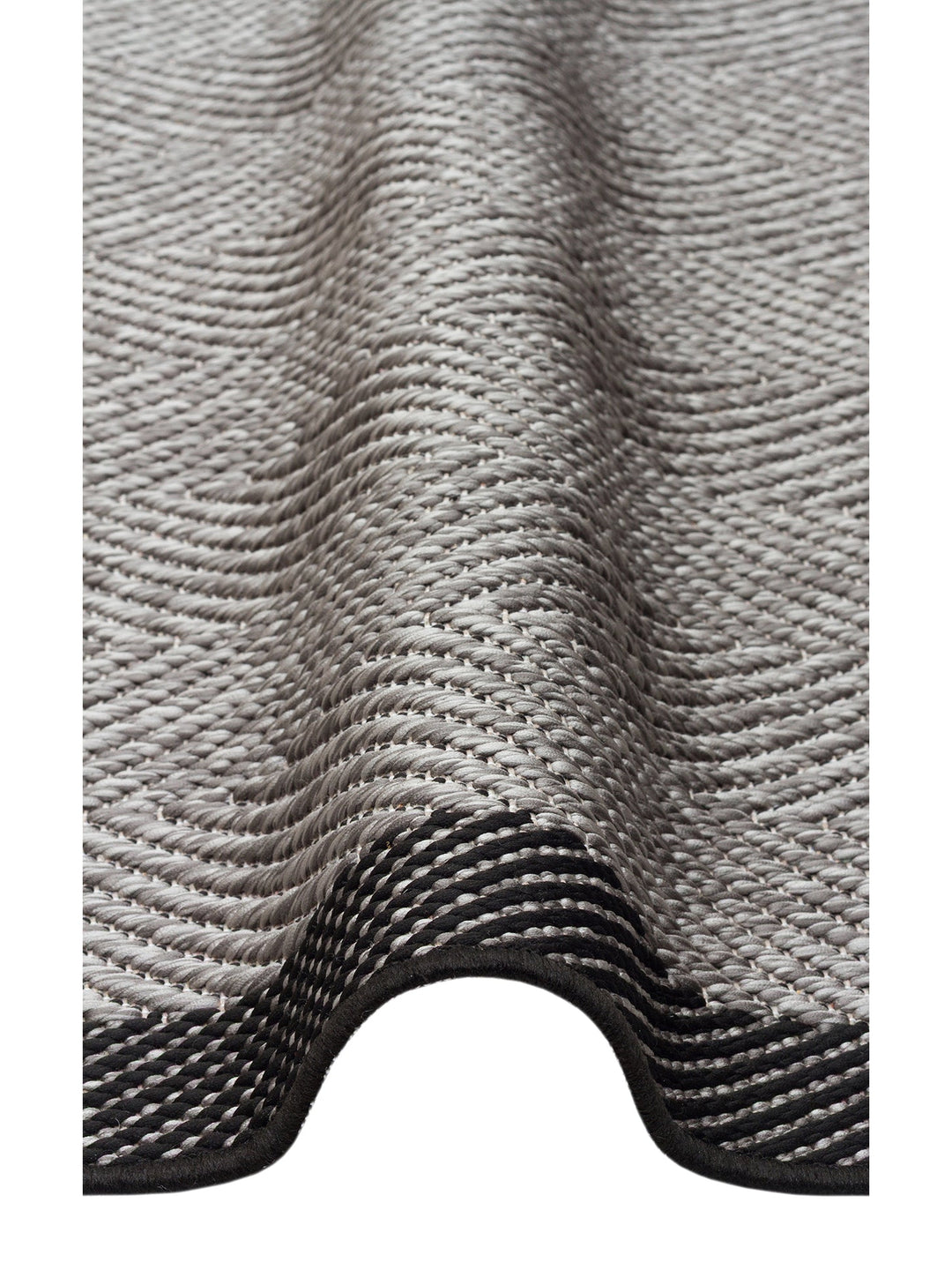 Resort Cotton Non-Slip Based Living Room Corridor Entrance Kitchen Stylish Rug 02 DARK GREY