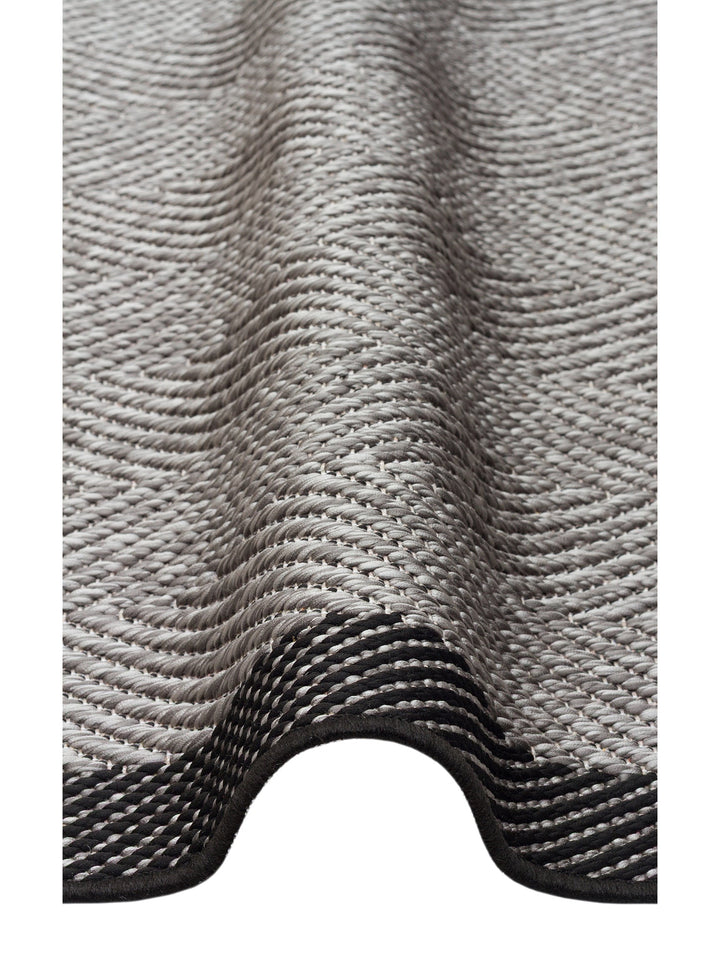 Resort Cotton Non-Slip Based Living Room Corridor Entrance Kitchen Stylish Rug 02 DARK GREY