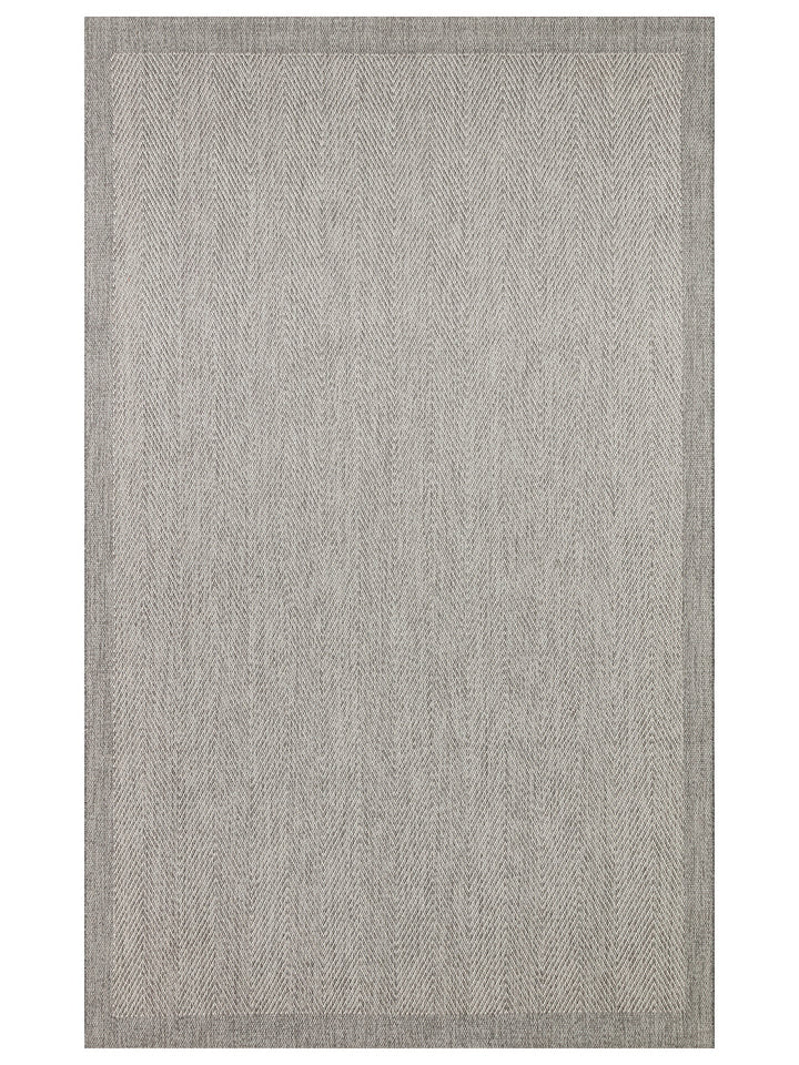 Resort Cotton Non-Slip Based Living Room Corridor Entrance Kitchen Stylish Rug 02 GREY