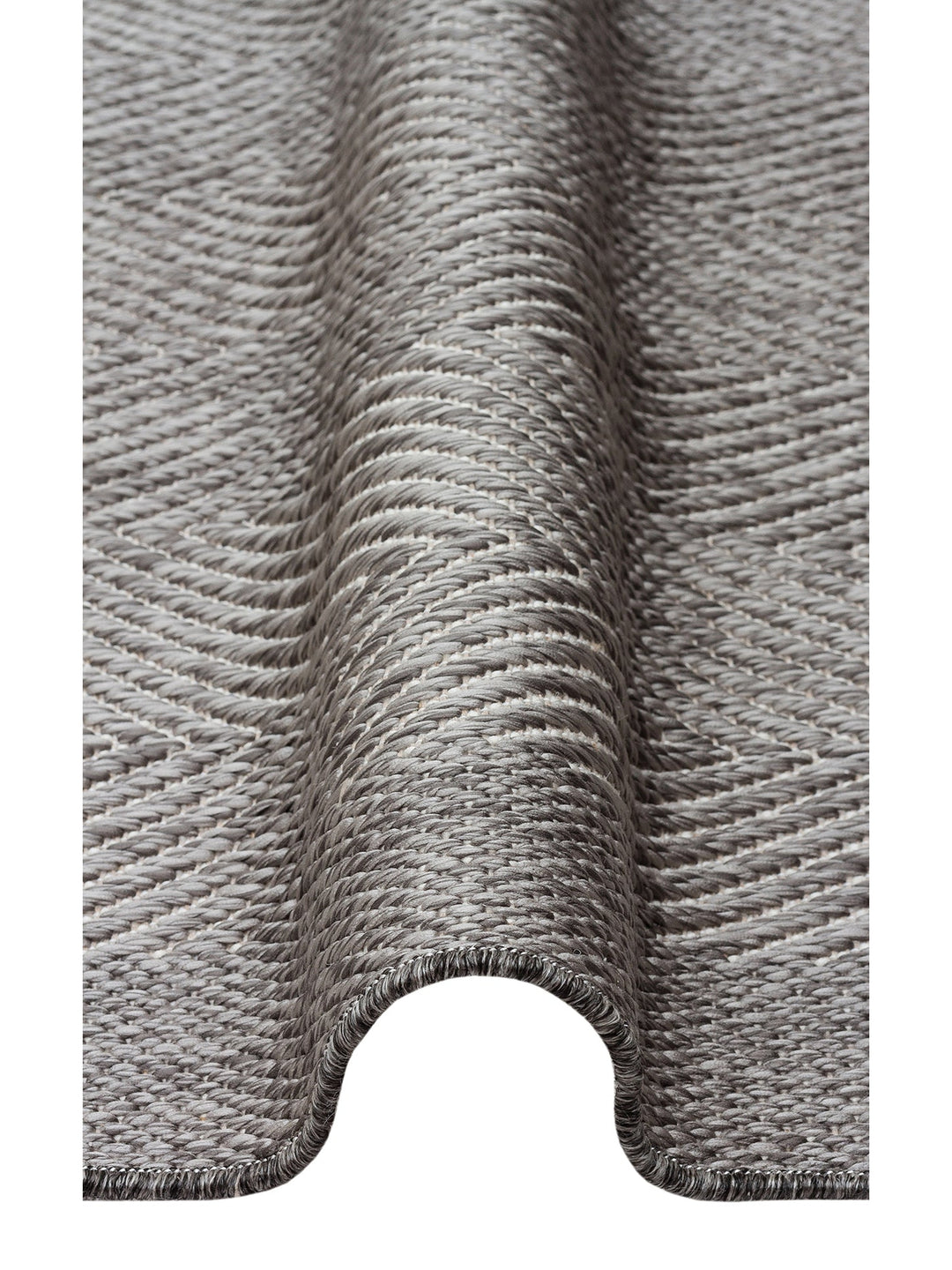 Resort Cotton Non-Slip Based Living Room Corridor Entrance Kitchen Stylish Rug 02 GREY