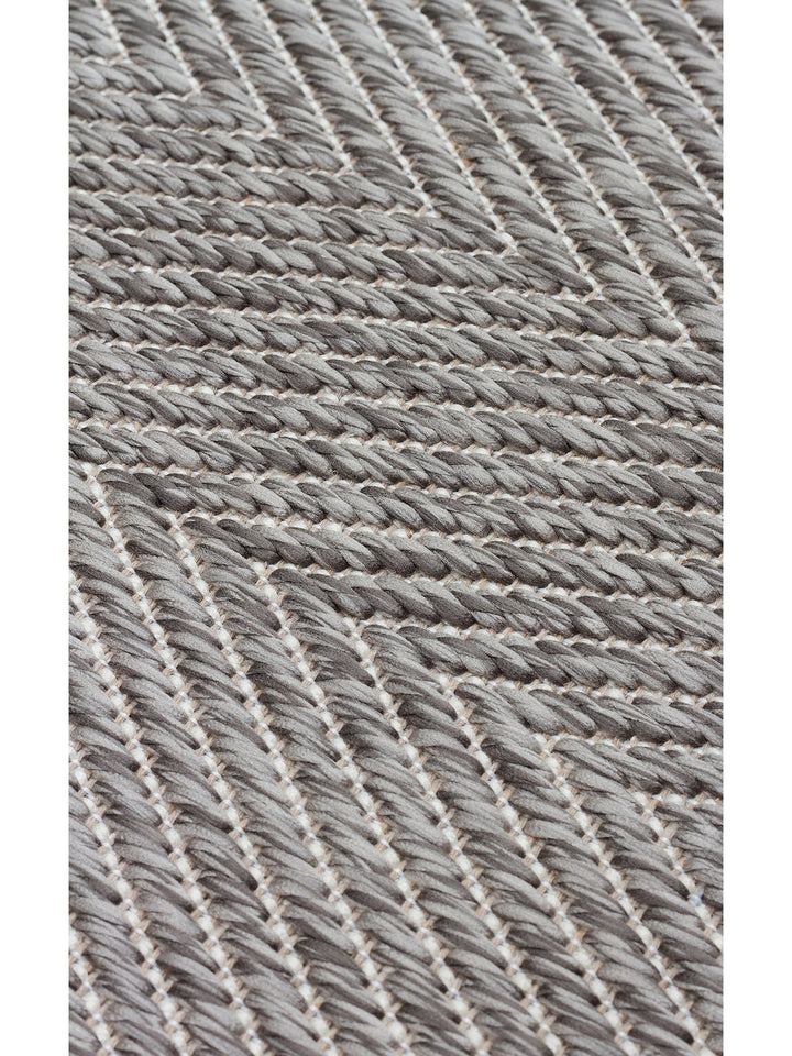 Resort Cotton Non-Slip Based Living Room Corridor Entrance Kitchen Stylish Rug 02 GREY