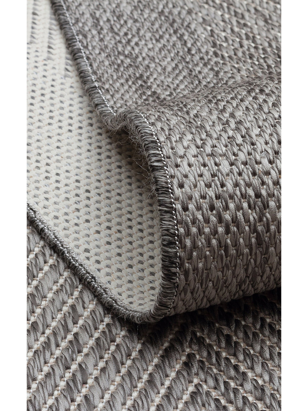Resort Cotton Non-Slip Based Living Room Corridor Entrance Kitchen Stylish Rug 02 GREY
