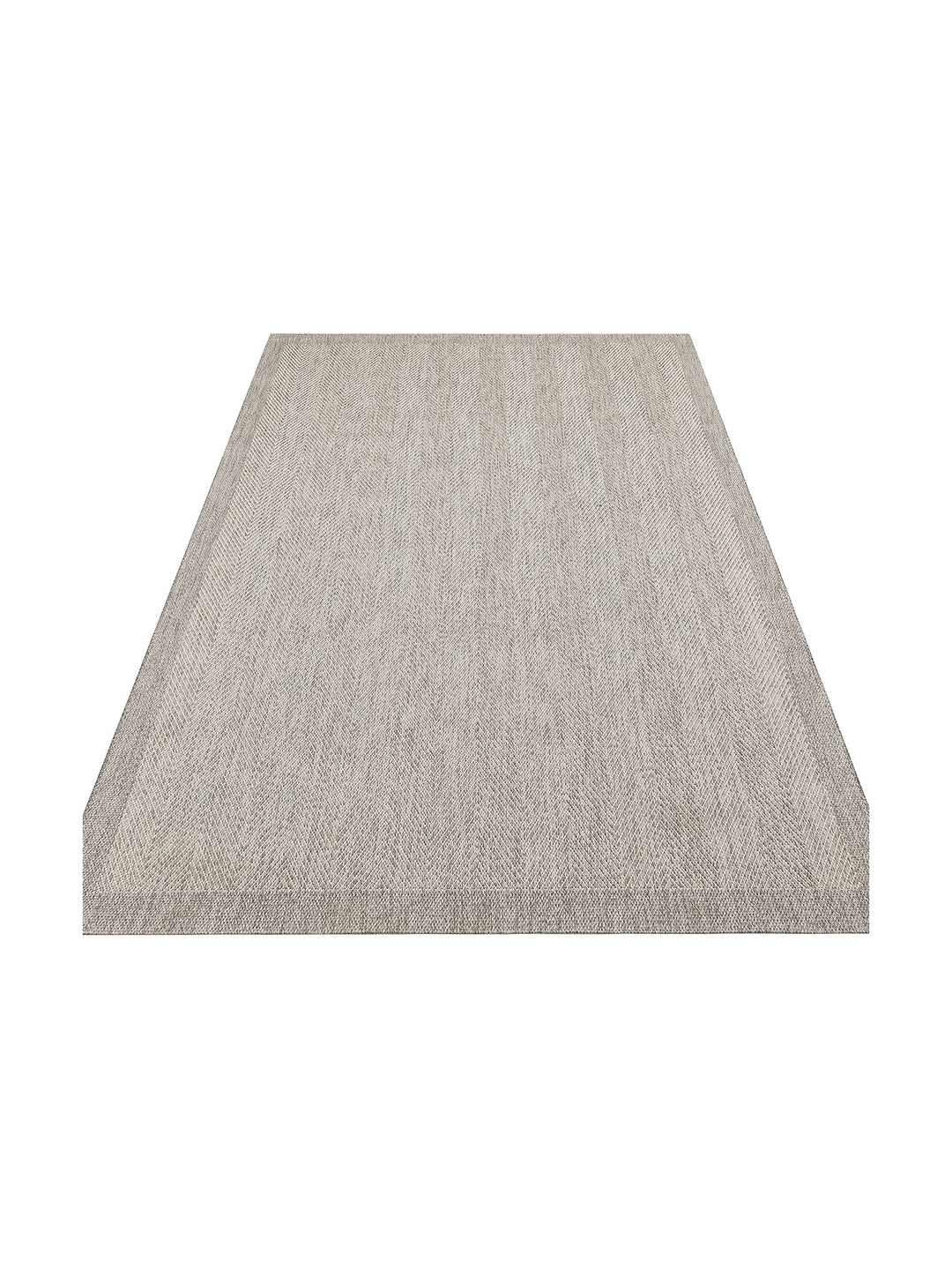 Resort Cotton Non-Slip Based Living Room Corridor Entrance Kitchen Stylish Rug 02 GREY