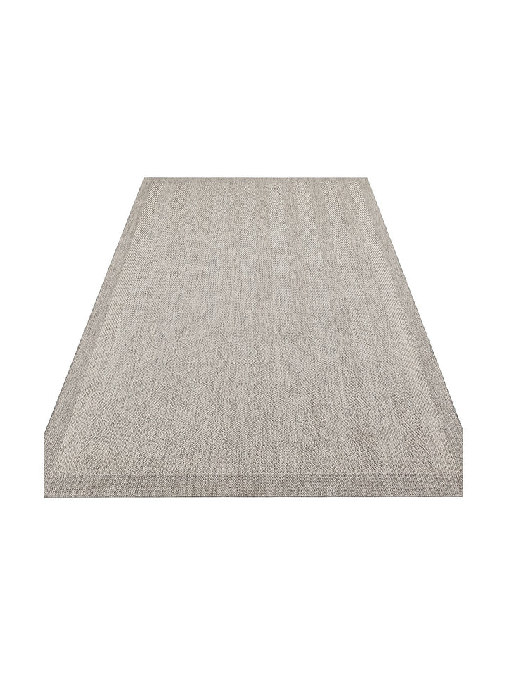Resort Cotton Non-Slip Based Living Room Corridor Entrance Kitchen Stylish Rug 02 GREY