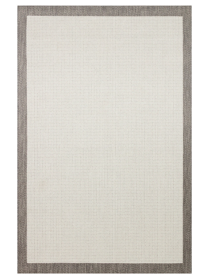 Resort Cotton Non-Slip Based Living Room Corridor Entrance Kitchen Stylish Rug 04 GREY