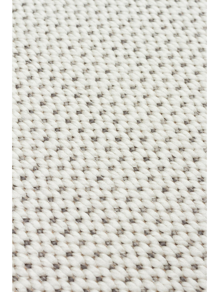 Resort Cotton Non-Slip Based Living Room Corridor Entrance Kitchen Stylish Rug 04 GREY