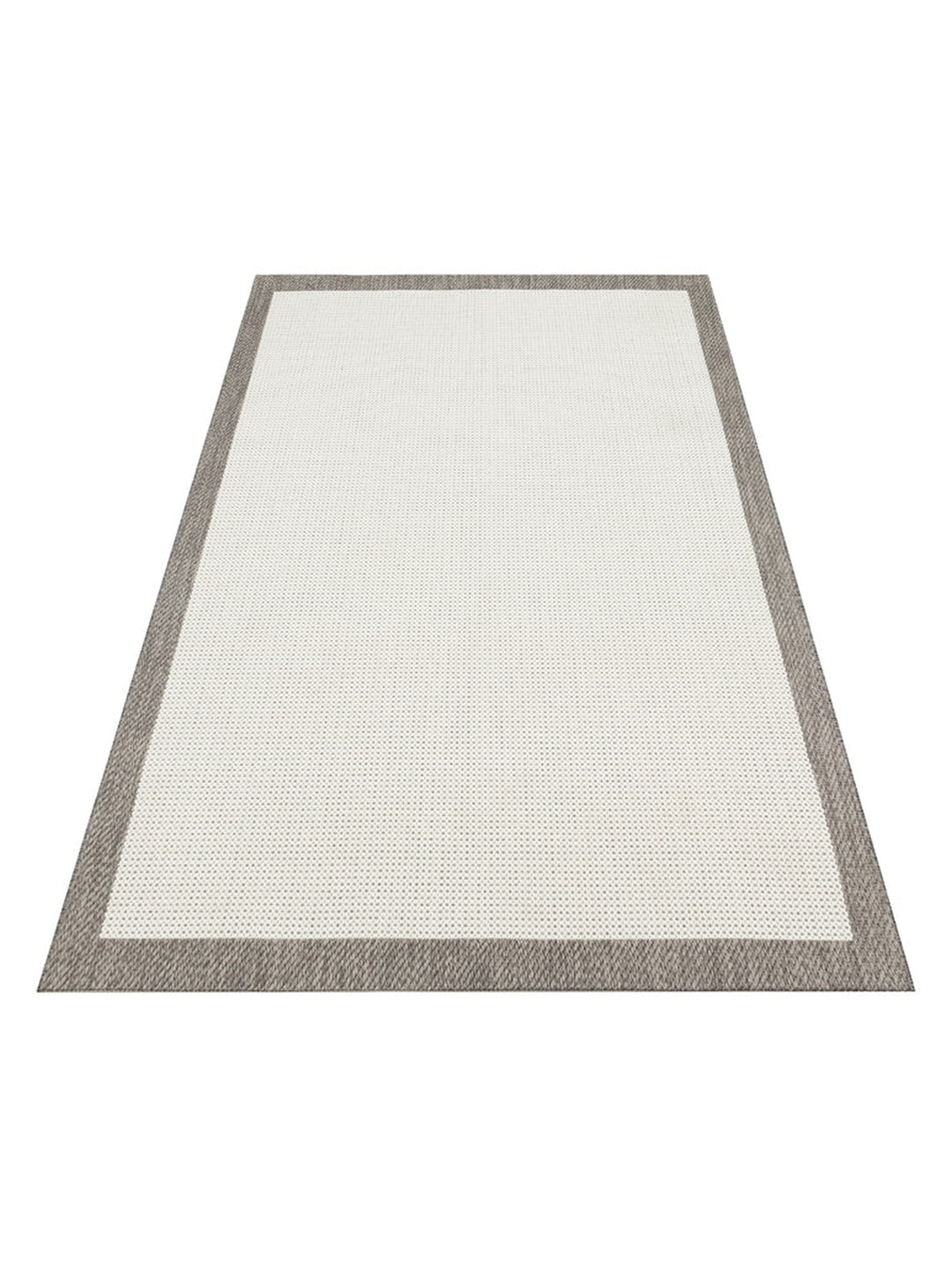 Resort Cotton Non-Slip Based Living Room Corridor Entrance Kitchen Stylish Rug 04 GREY
