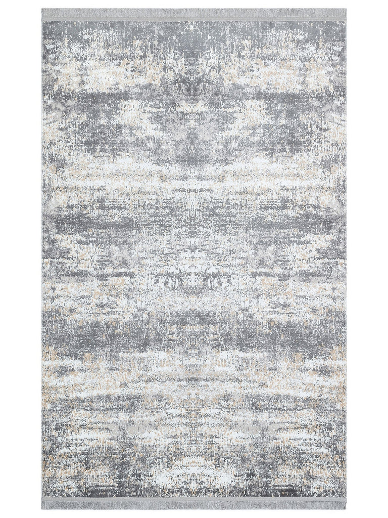 Smooth Washable Non-Slip Shiny Living Room Hallway Thin Weave Modern Carpet 01 BEIGE GOLD XW