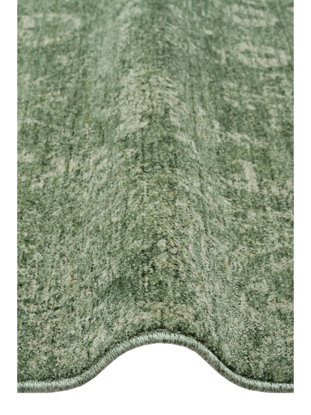 Tabriz Series Vintage Antique Patterned Modern Soft Textured Carpet 02 GREEN