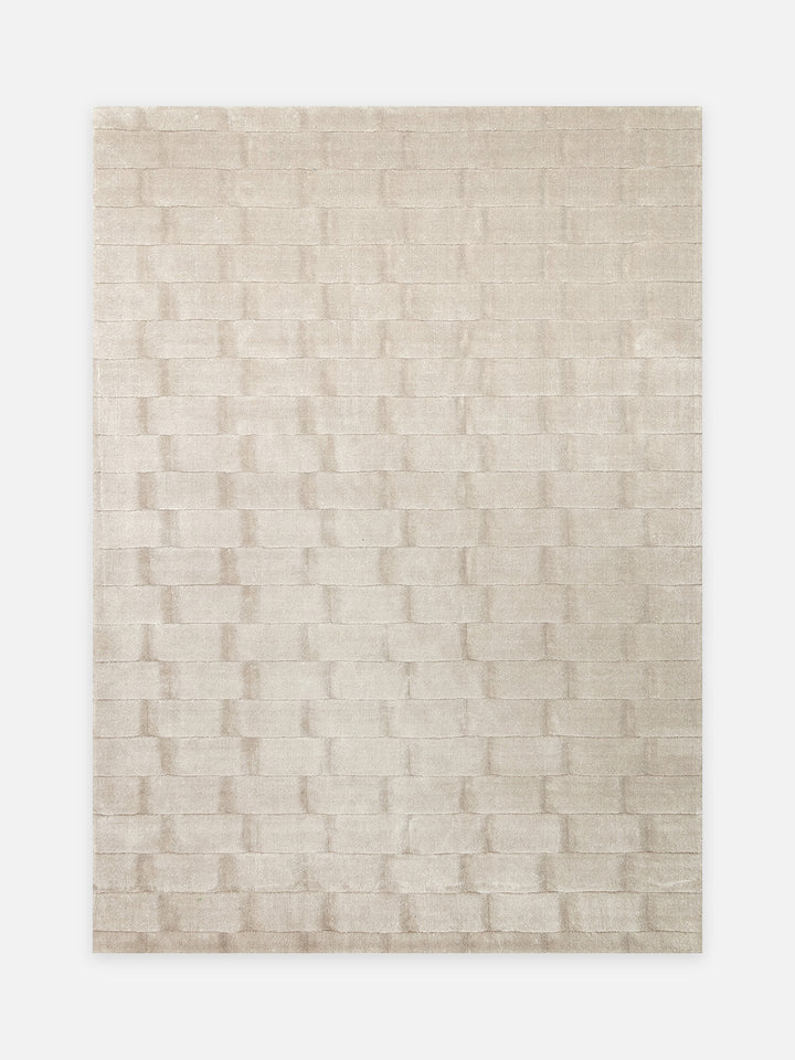 Fluffy Serisi 3D Oyma El Dokuma Salon Oturma Odası Yatak Odası Koridor Antre Modern Halı SILVER - Carpetdocia - kusbakisi