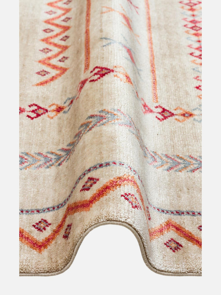 Oushak Carnaval %100 Naturel Kolay Temizlenir El Emeğiyle Üretilen TENCEL™ Modern Uşak Halısı 20 LIGHT MULTY - Carpetdocia