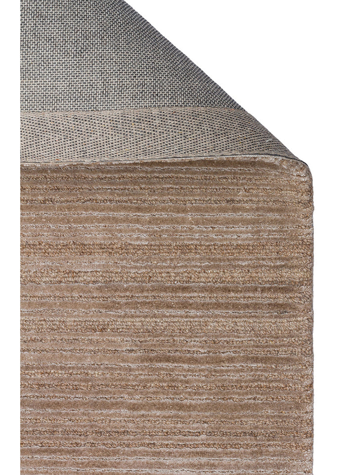 Tapis tissé à la main en mélange de laine et TENCEL™ série Palermo BEIGE