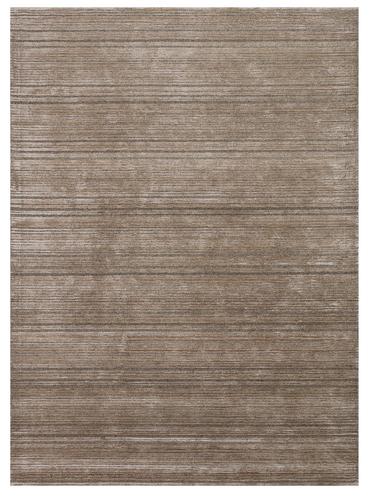 Tapis tissé à la main en mélange de laine et TENCEL™ série Palermo GREY