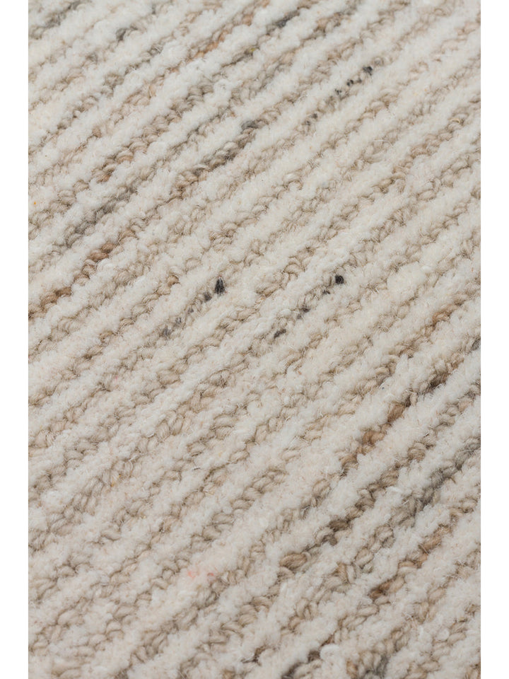 Tapis tissé à la main en mélange de laine et coton série Vienna SILVER