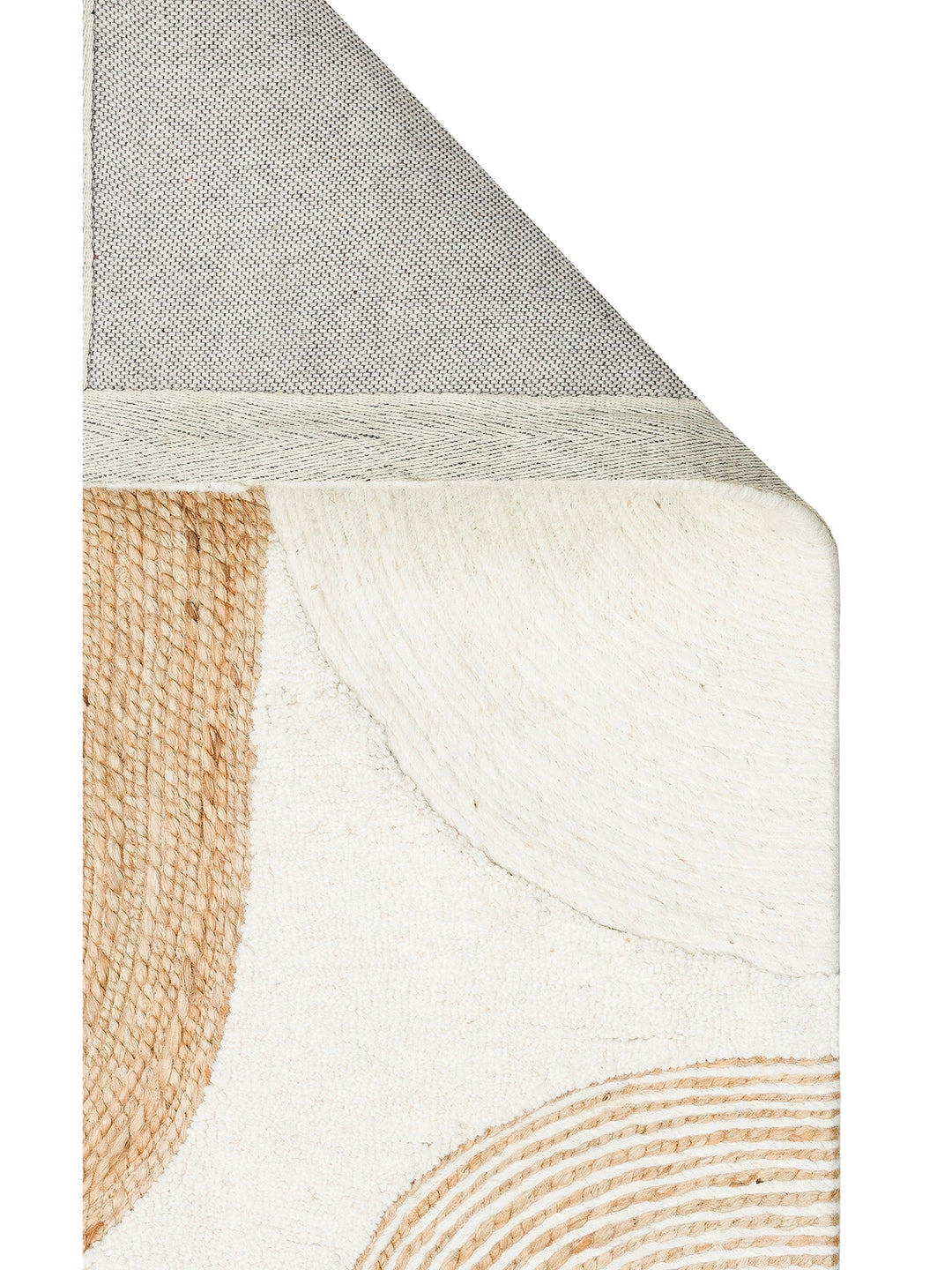 Woolstar 100% Natural Kazakh Pattern Living Room Sitting Room Hallway Entrance Handwoven Knitted Carpet 902NATWHITE