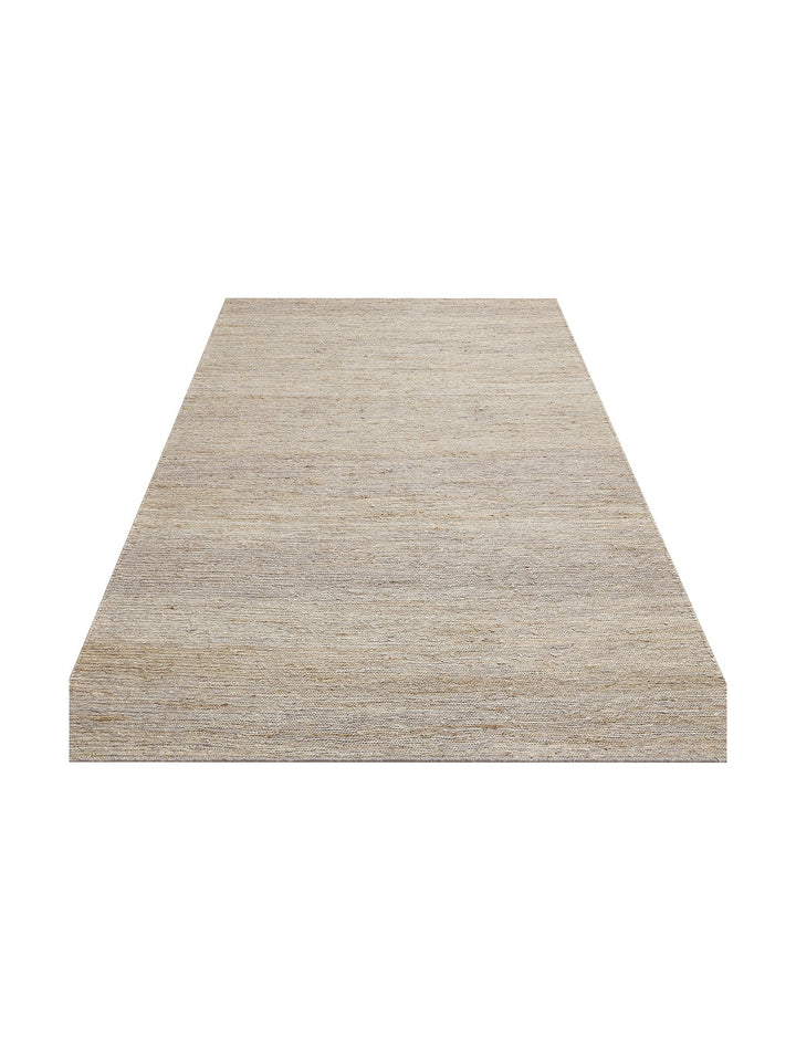 Coffee %100 Naturel Kendir Oturma Odası Salon Koridor Antre Yatak Odası Örgü Halı PLAIN GREY - Carpetdocia