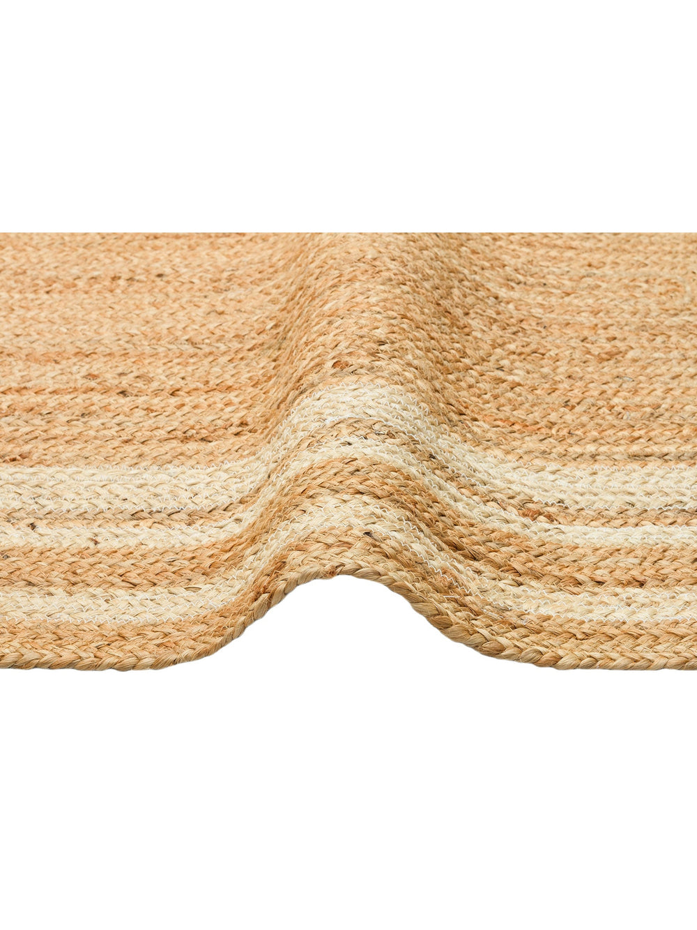 Crown Jüt %100 Naturel El Dokuma Oturma Odası Koridor Antre Mutfak Balkon Hasır Halı 10 NATURALWHIXW - Carpetdocia