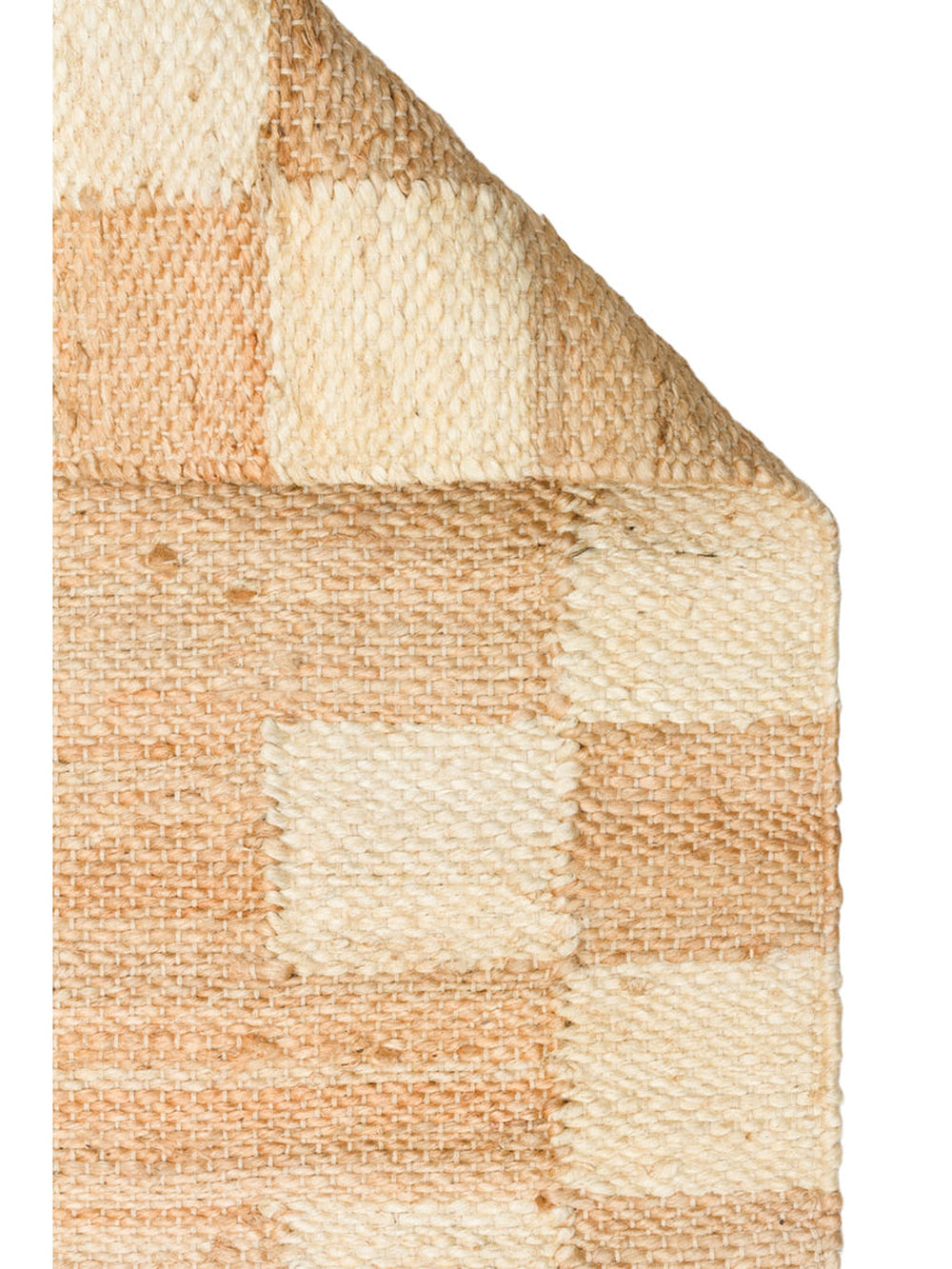 Crown Jüt %100 Naturel El Dokuma Oturma Odası Koridor Antre Mutfak Balkon Hasır Halı 13NATWHITEXW - Carpetdocia