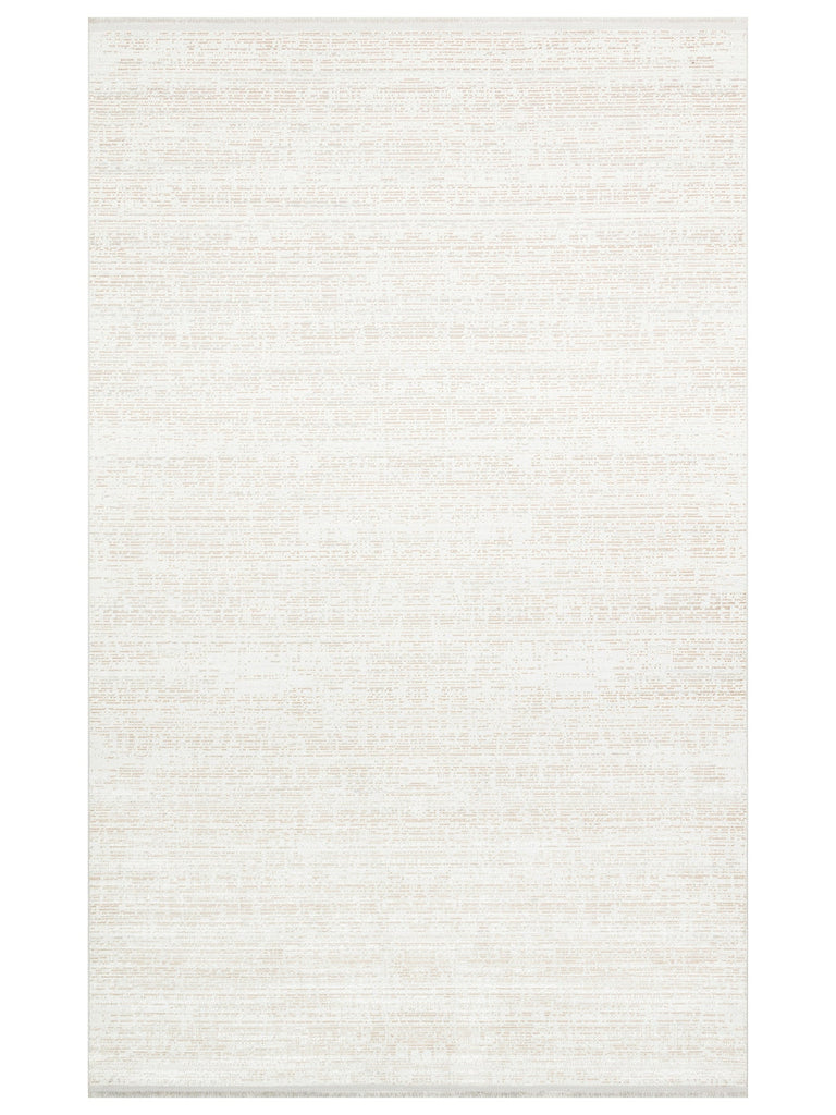 Smooth Washable Non-Slip Shiny Living Room Hallway Thin Weave Modern Carpet 101 BEIGE XW 