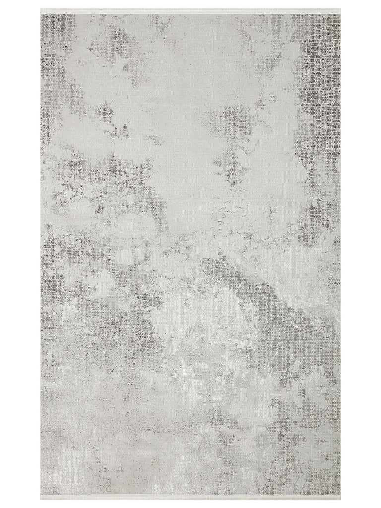 Smooth Washable Non-Slip Shiny Living Room Corridor Thin Weave Modern Carpet 108 D.GREY 