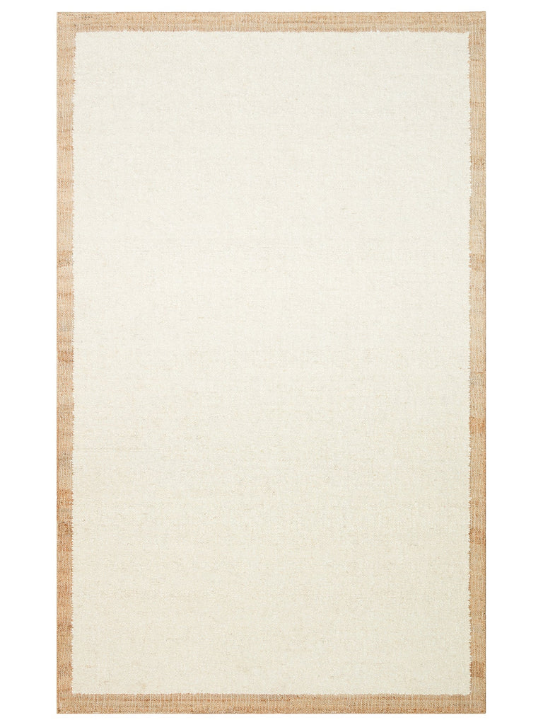 Urumchi 100% Natural Wool Jute Blend Living Room Hallway Kitchen Handwoven Carpet 01CREAMNATURAL