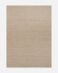 Tappeto tessuto a mano in misto lana, poliestere e cotone della serie Agra BEIGE