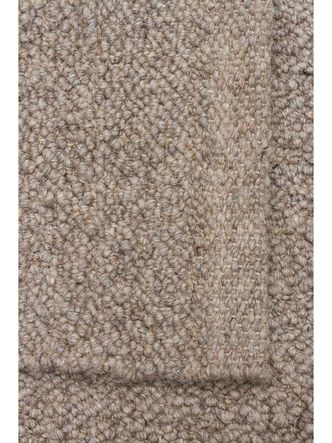Agra Series Wool Polyester and Cotton Blend Handwoven Rug DARK STONE