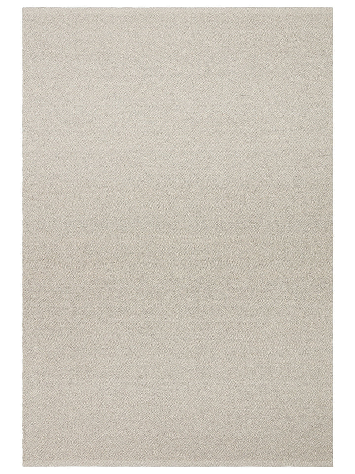 Agra Serie handgeknüpfter Teppich aus Wolle, Polyester und Baumwollmischung SILBER
