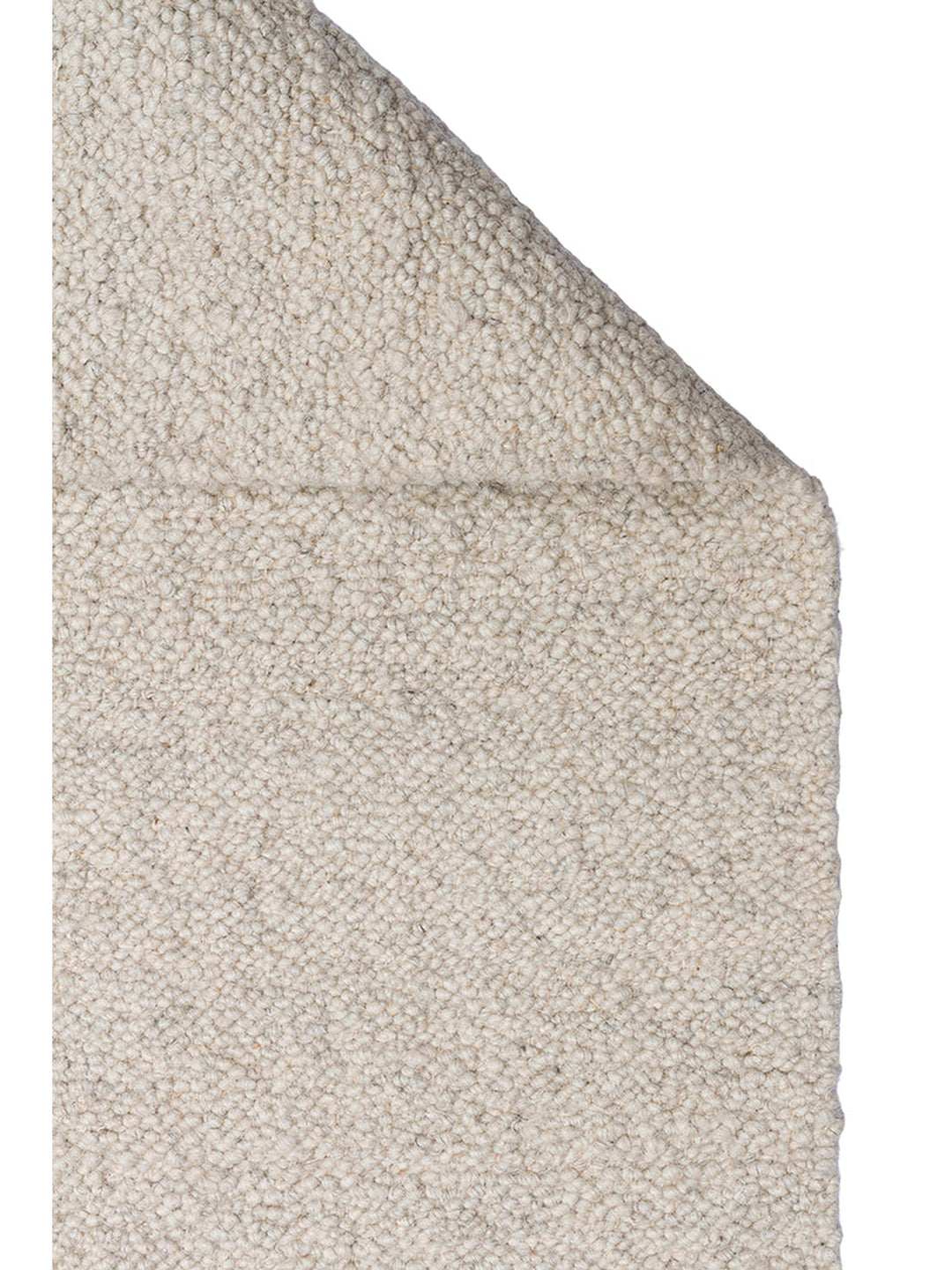 Agra Serie handgeknüpfter Teppich aus Wolle, Polyester und Baumwollmischung SILBER