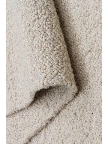 Tappeto tessuto a mano in misto lana, poliestere e cotone della serie Agra SILVER