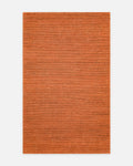 Baccarat Neo Jute 100% natürlich Wohnzimmer, Flur, Küche, Balkon Handgeknüpfter Strohteppich BCN RUST