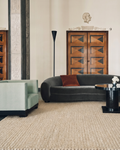 Bern Serie Handgeknüpfter gewebter Teppich für Wohnzimmer, Wohnraum, Schlafzimmer BEIGE