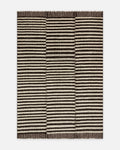Tapis bouclé Casablanca 100 % laine, fabriqué à la main, ESPRESSO STRIPE
