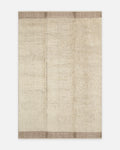 Tapis bouclé Casablanca 100 % laine, fabriqué à la main, IVOIRE TAUPE