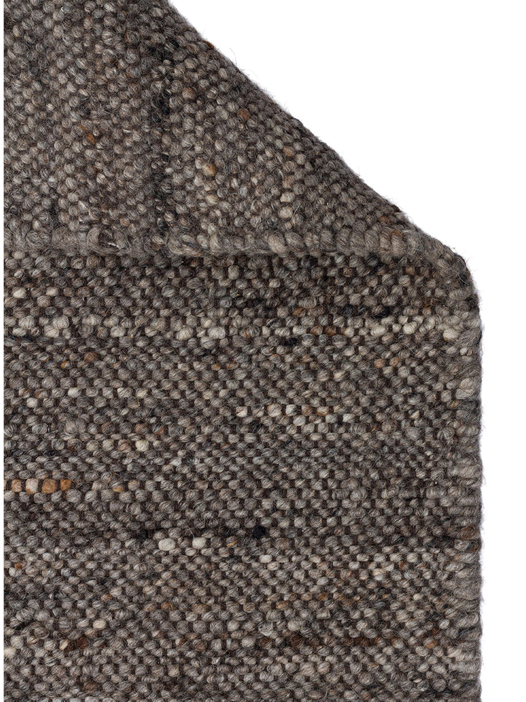 Jakarta Series Wool Polyester and Cotton Blend Handwoven Rug ANTHRACITE