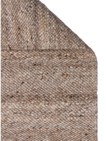 Tappeto tessuto a mano in misto lana, poliestere e cotone della serie Jakarta DARK STONE