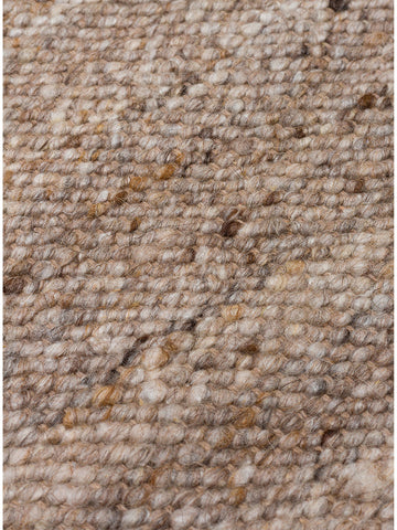 Tappeto tessuto a mano in misto lana, poliestere e cotone della serie Jakarta DARK STONE