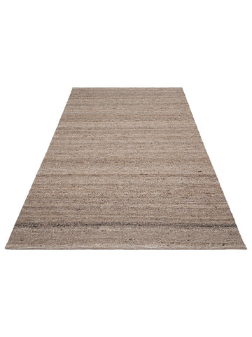 Tappeto tessuto a mano in misto lana, poliestere e cotone della serie Jakarta DARK STONE