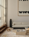 Göreme Series High-Low Textured High-Quality Dense Woven Modern Living Room Rug 03 CAMEL