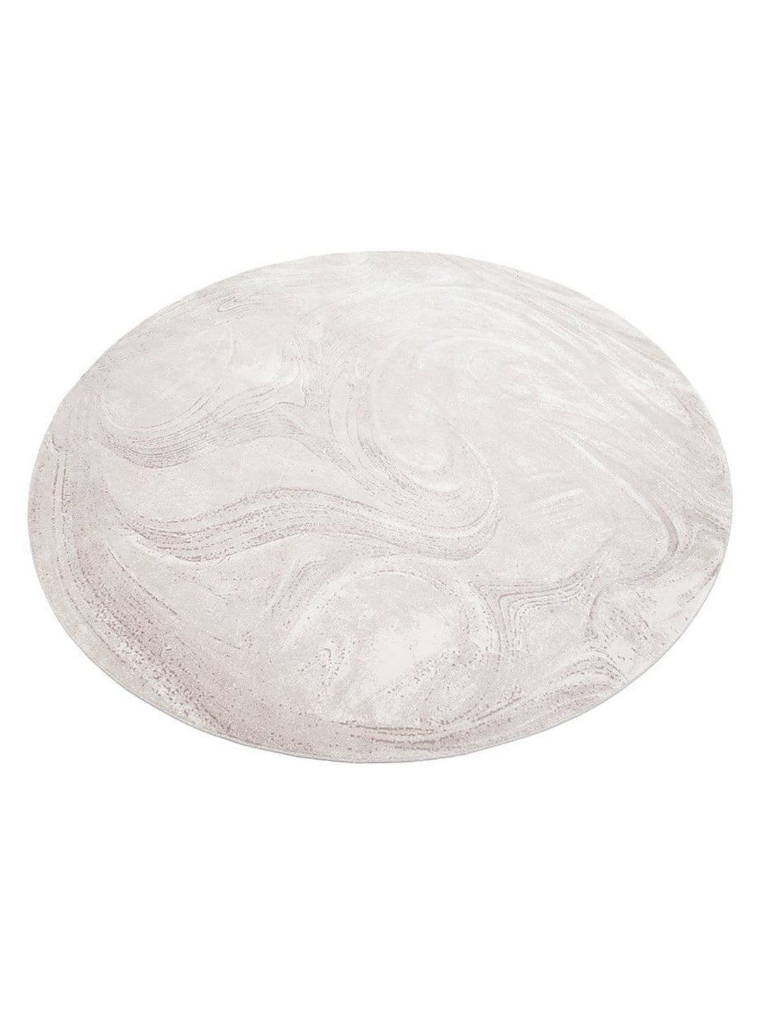 Monza Art Geometric Pattern High Quality Dense Weave Shiny Modern Living Room Rug 04 CREAM Q