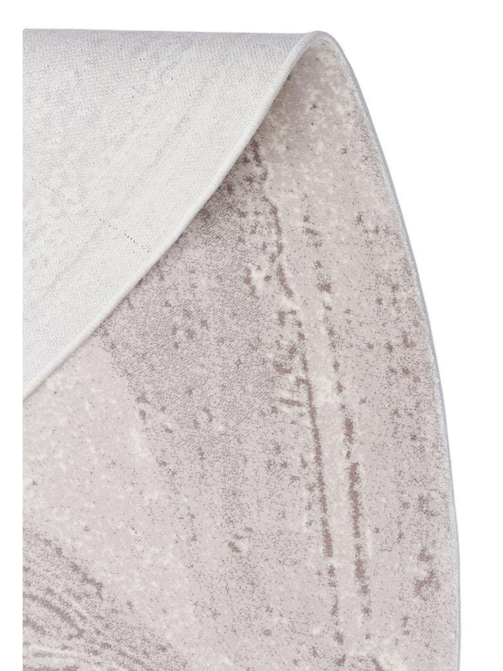 Monza Art Geometric Pattern High Quality Dense Weave Shiny Modern Living Room Rug 04 CREAM Q