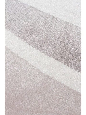 Tappeto Monza Art 05 CREAM GREY, Motivo Geometrico, Alta Qualità, Tessitura Fitta, Lucido, Moderno per Salotto