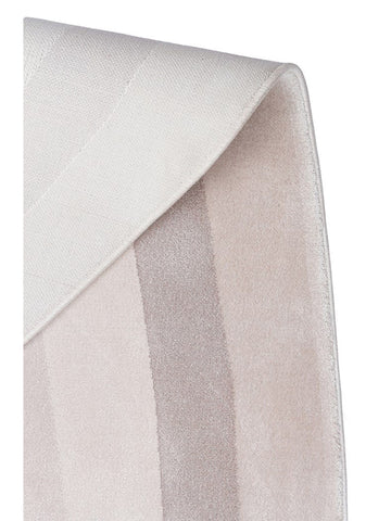 Tappeto Monza Art 05 CREAM GREY, Motivo Geometrico, Alta Qualità, Tessitura Fitta, Lucido, Moderno per Salotto