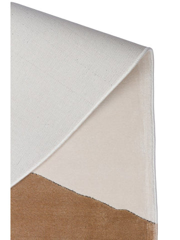 Tappeto Monza Art 08 CREAM BLACK, Motivo Geometrico, Alta Qualità, Tessitura Fitta, Lucido, Moderno per Salotto