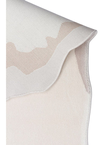 Tappeto Monza Art 10 CREAM GOLD, Motivo Geometrico, Alta Qualità, Tessitura Fitta, Lucido, Moderno per Salotto