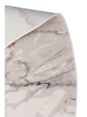 Tappeto Monza Art 12 CREAM GREY, Motivo Geometrico, Alta Qualità, Tessitura Fitta, Lucido, Moderno per Salotto
