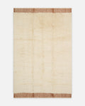 Tapis à poils longs Morocco 100 % laine, fabriqué à la main, IVOIRE CORAIL